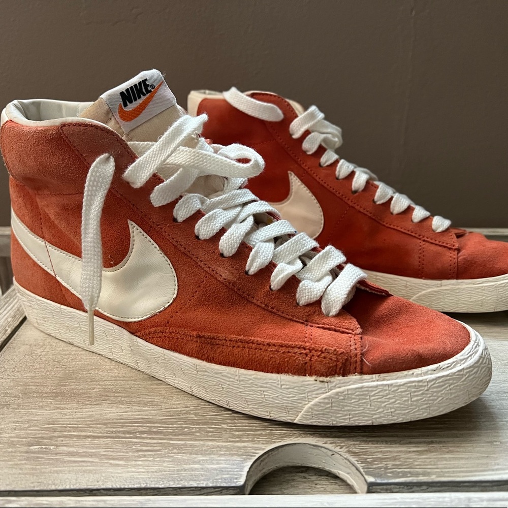 Mens Nike Blazer high suede vntg spice size 10